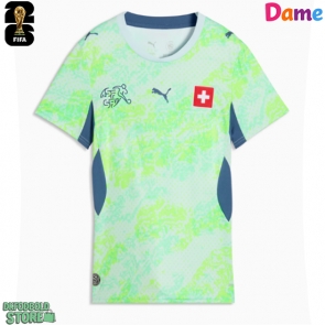 Schweiz Replika Udebanetrøje Dame VM 2026 Kortærmet